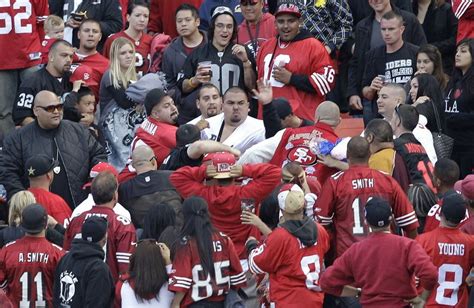 Fans recorded fighting at 49ers game face possible bans, legal consequences